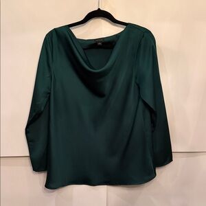 Ann Taylor Women's Emerald Green Blouse